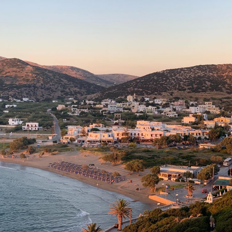 Galissas town Syros