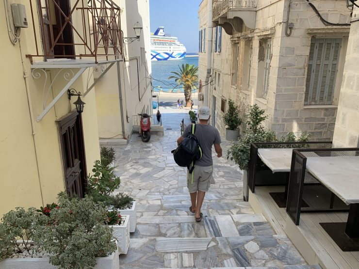 Street in Ermoupoli Syros