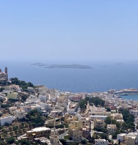 View of bay Ermoupoli Syros