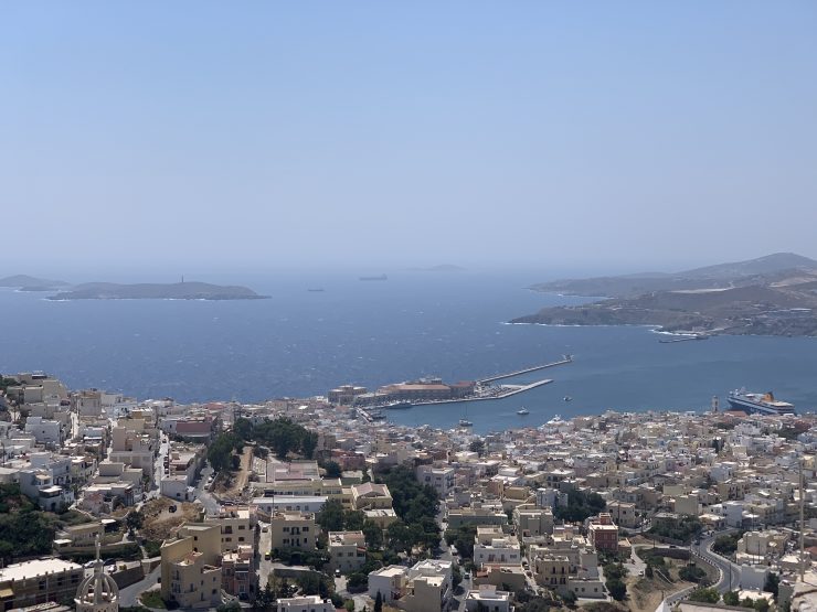 View of Ermoupoli Syros